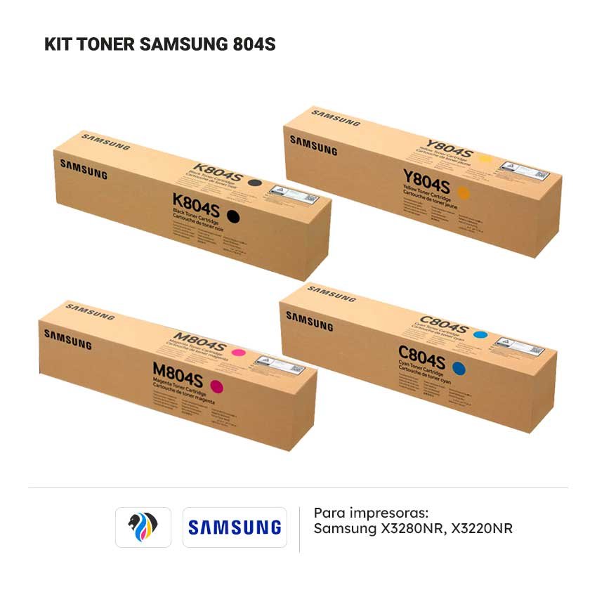 KIT TONER SAMSUNG 804S PARA X3280NR