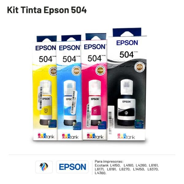 KIT TINTA EPSON 504