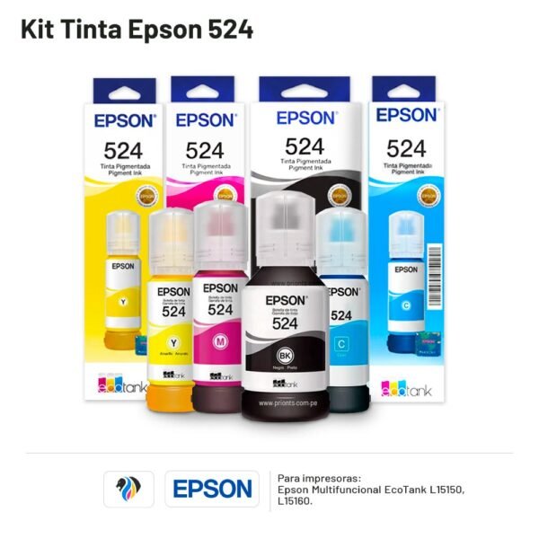 KIT TINTA EPSON 524