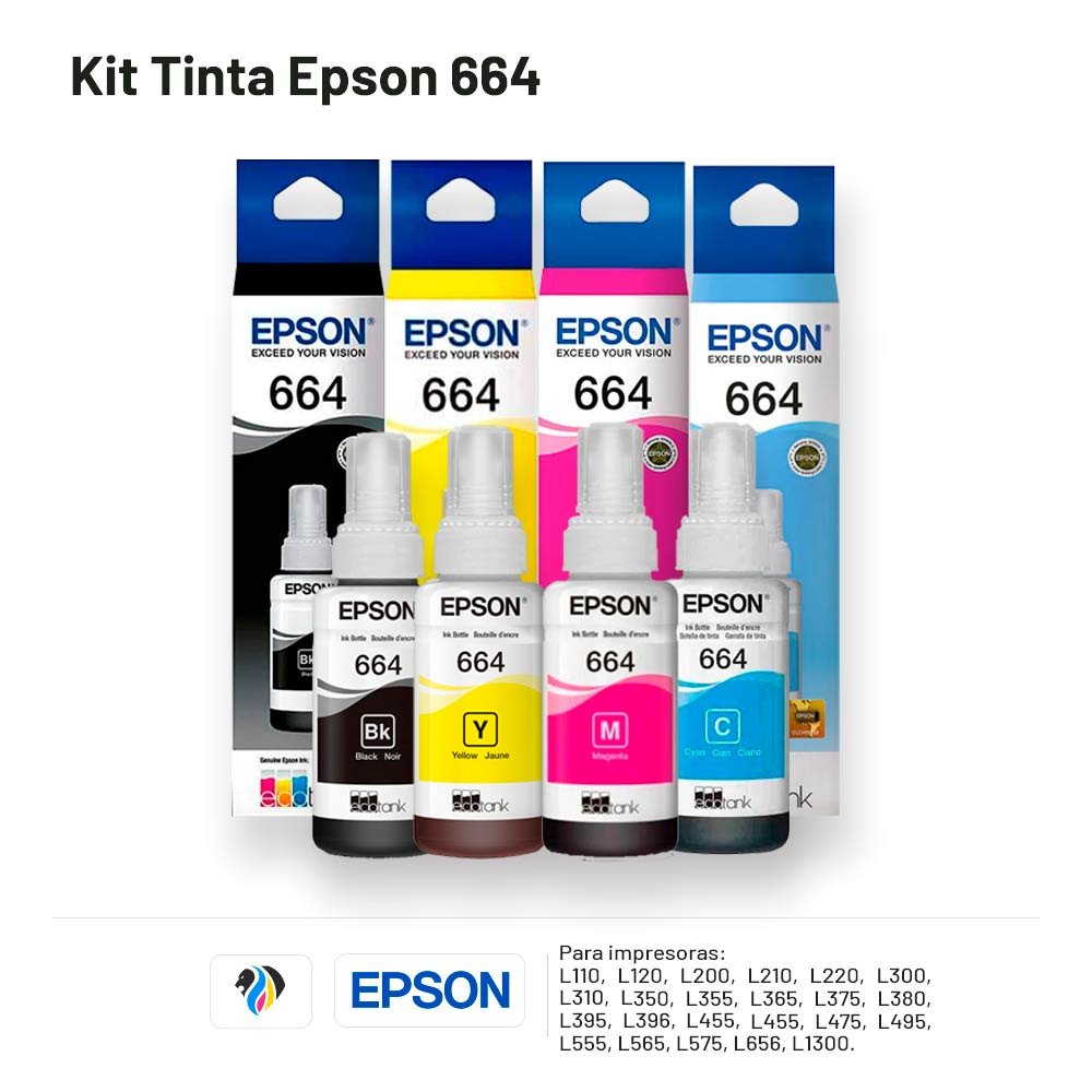 KIT TINTA EPSON 664