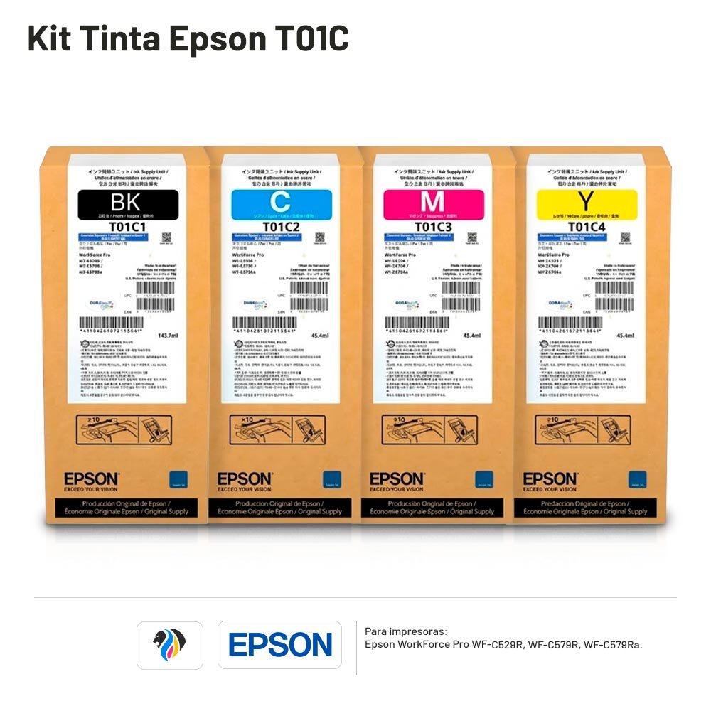 Kit Tinta Epson T01C