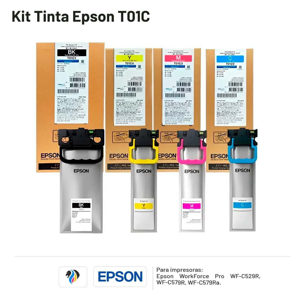 KIT TINTA EPSON T01C