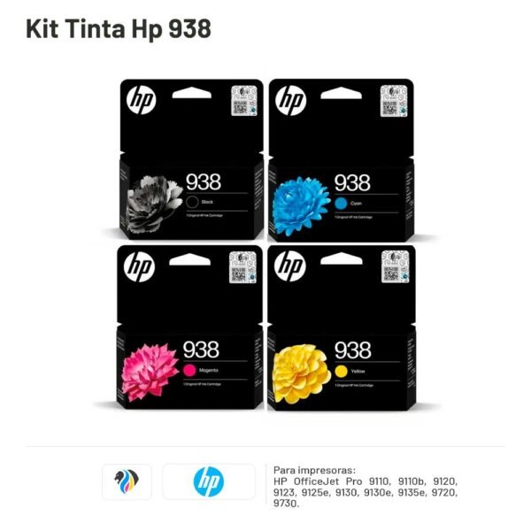 KIT TINTA HP 938