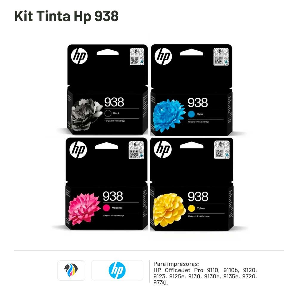 KIT TINTA HP 938