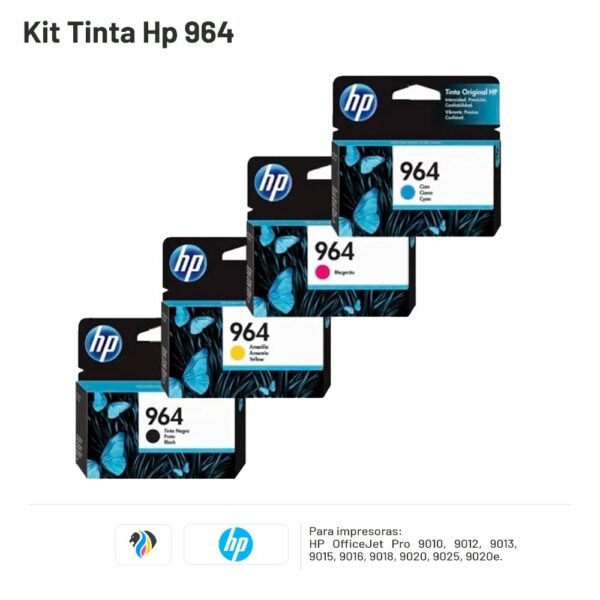 KIT TINTA HP 964