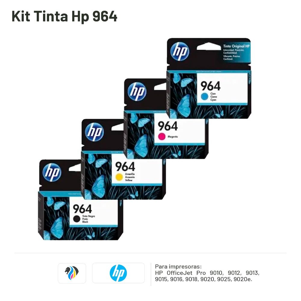 KIT TINTA HP 964
