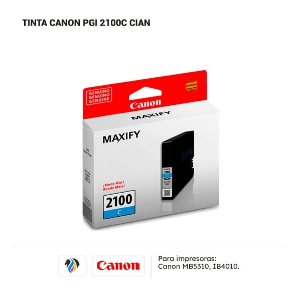 Tinta Canon PGI 2100C Cian
