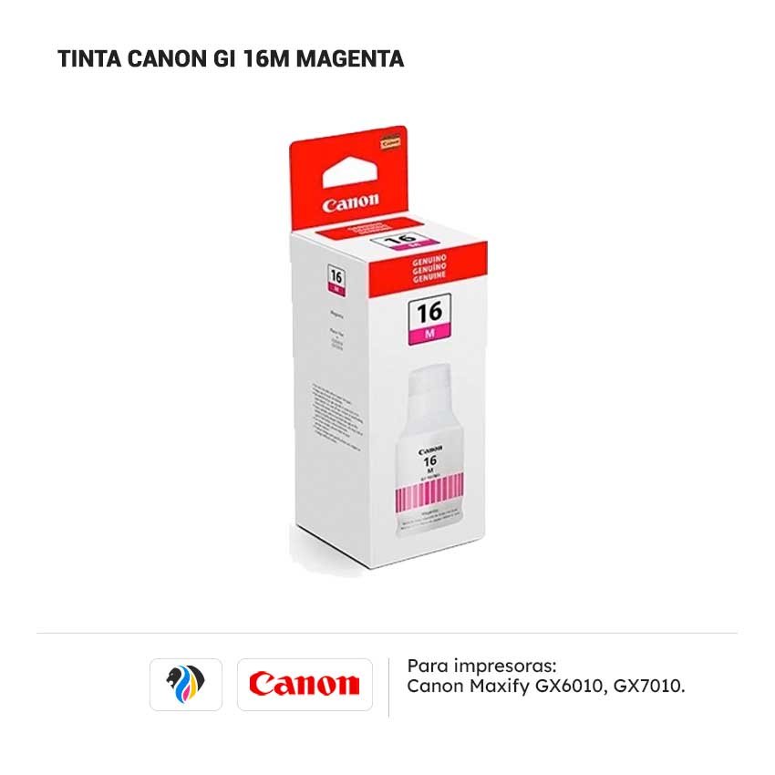 Tinta Canon GI 16M Magenta