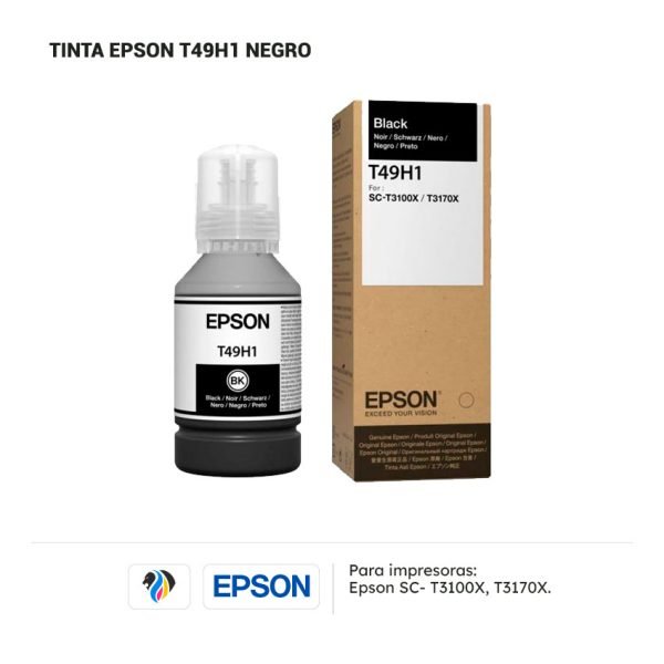 Tinta Epson T49H1 Negro para impresora 3100 3170