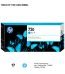 TINTA HP 730 300ML CIAN PARA T1700