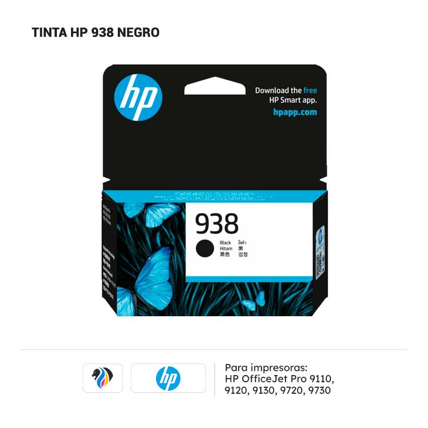 Tinta HP 938 Negro