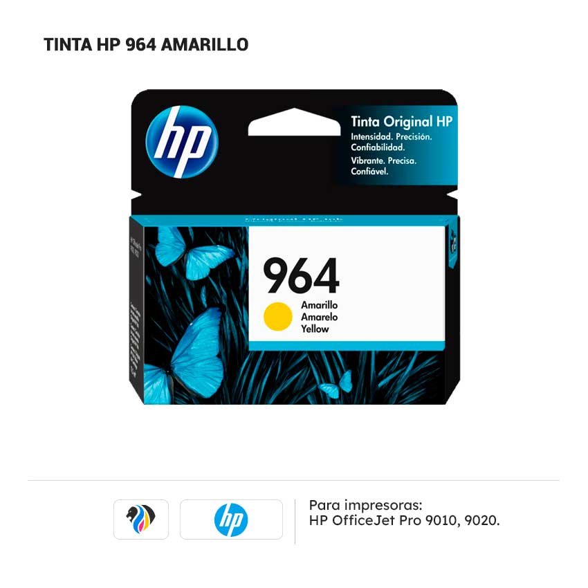 Tinta HP 964 Amarillo