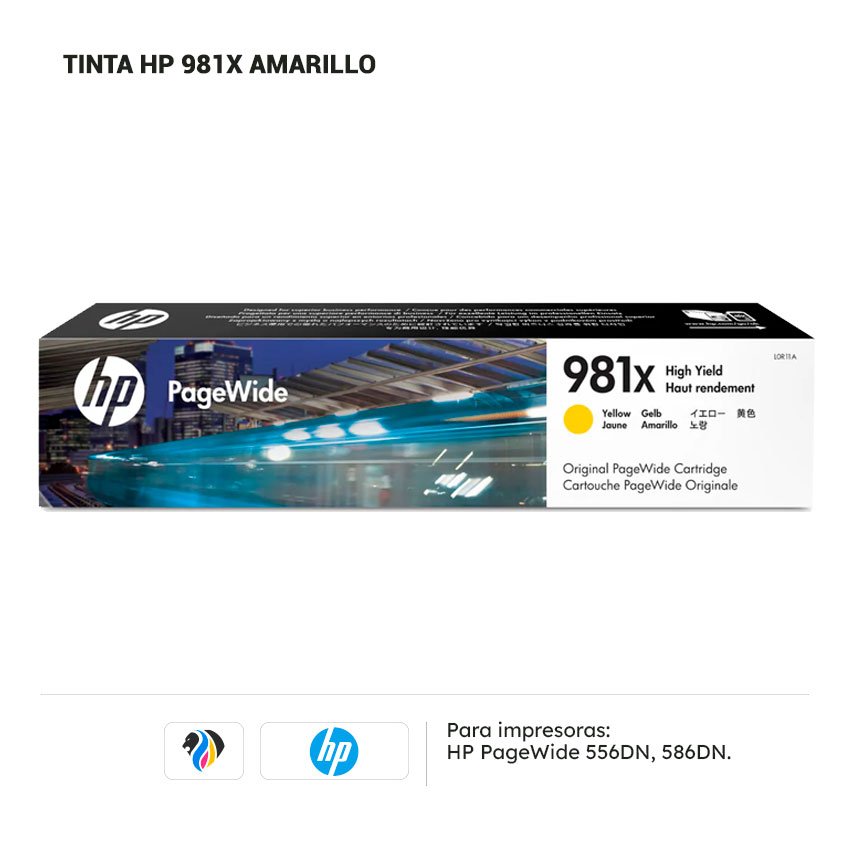TINTA HP 981X Amarillo