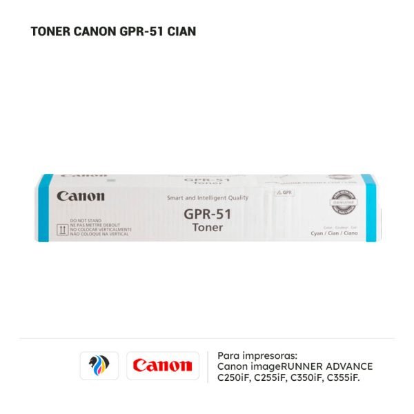 Toner Canon GPR-51 cian