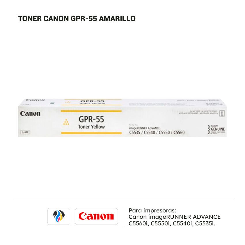 Toner Canon GPR-55 Amarillo