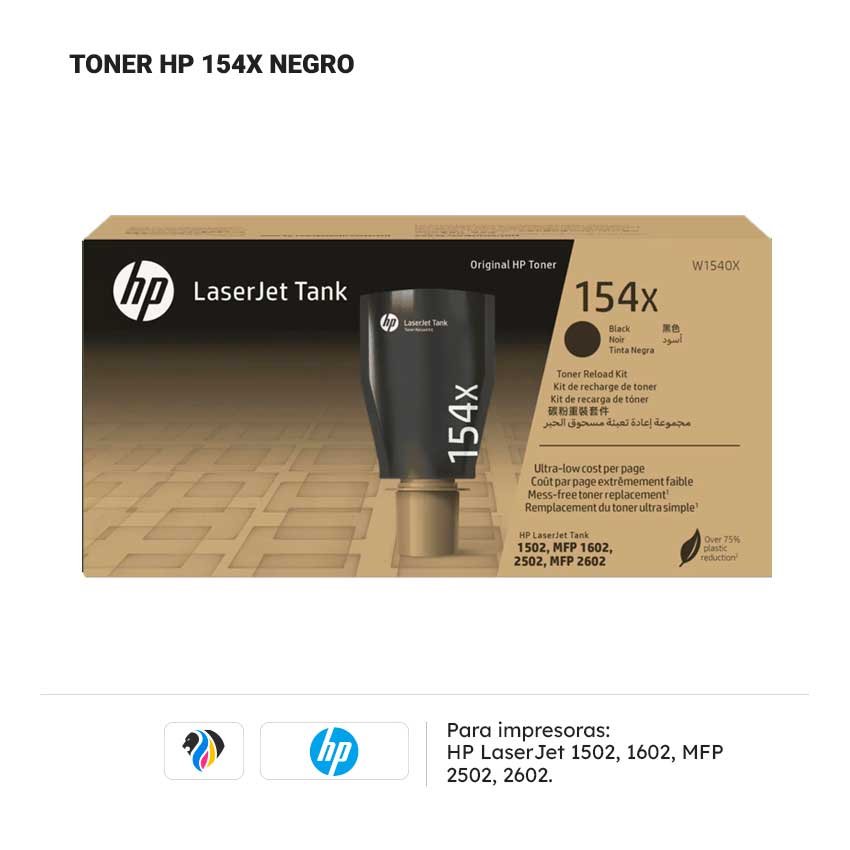 TONER HP 154X NEGRO PARA 1502 1602