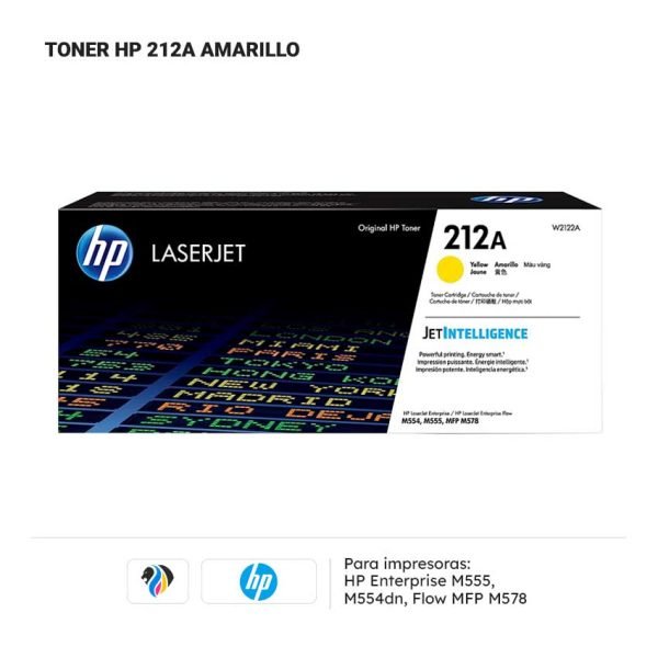 TONER HP 212A AMARILLO PARA M555