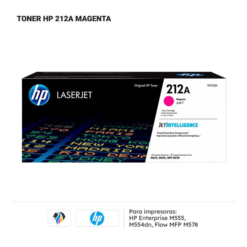 TONER HP 212A MAGENTA PARA M555