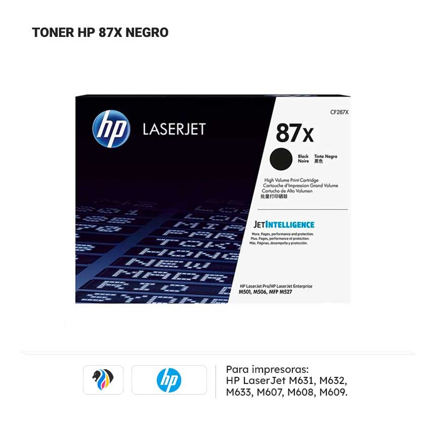 TONER HP 87X NEGRO PARA M631 632