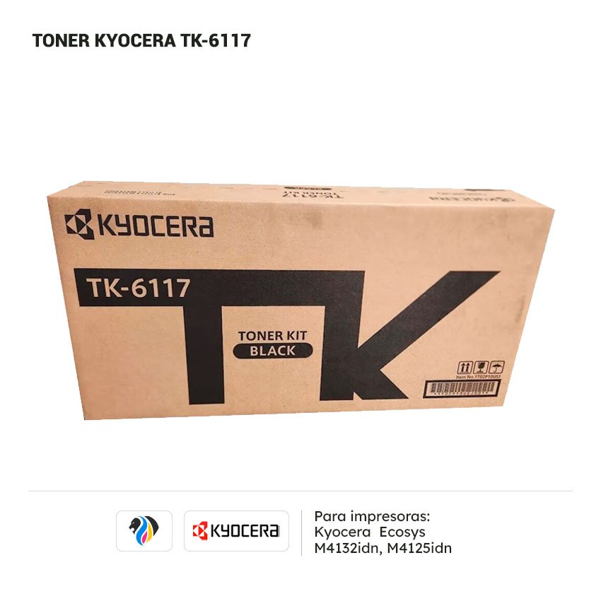 TONER KYOCERA TK-6117 PARA 4125 4132