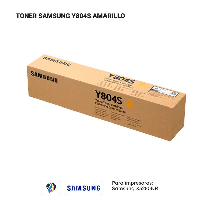 TONER SAMSUNG Y804S AMARILLO PARA X3280