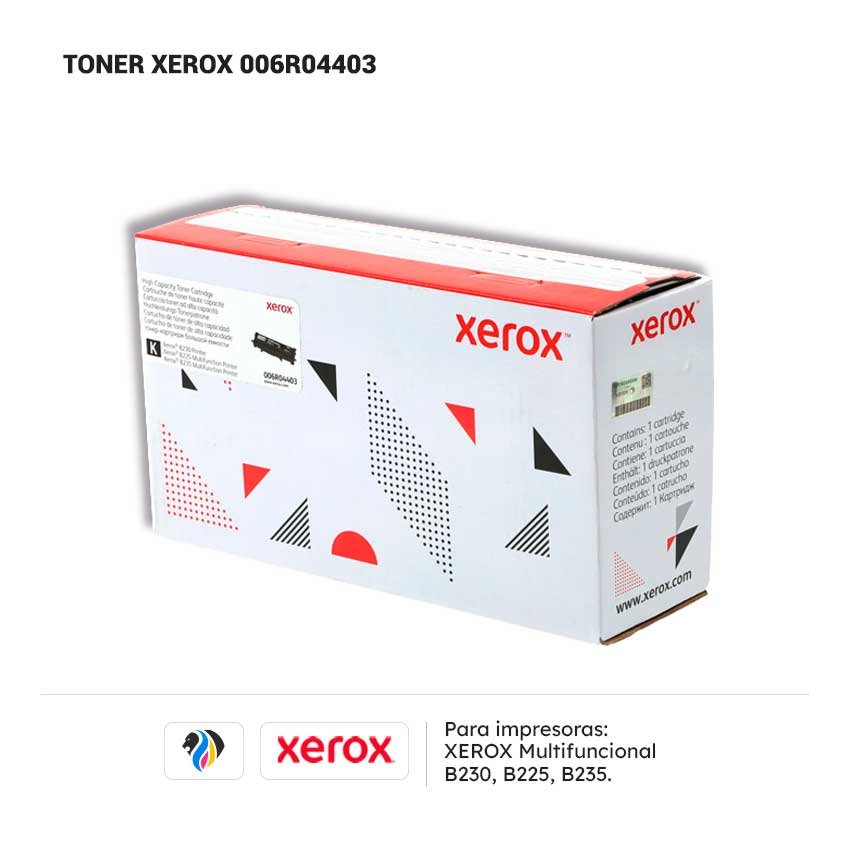 Toner Xerox 006R04403 para impresora Xerox B230 225 235