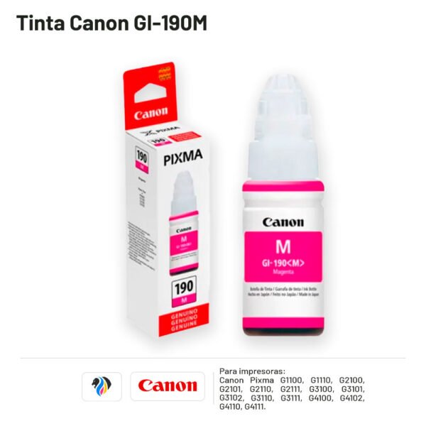 TINTA CANON GI-190M
