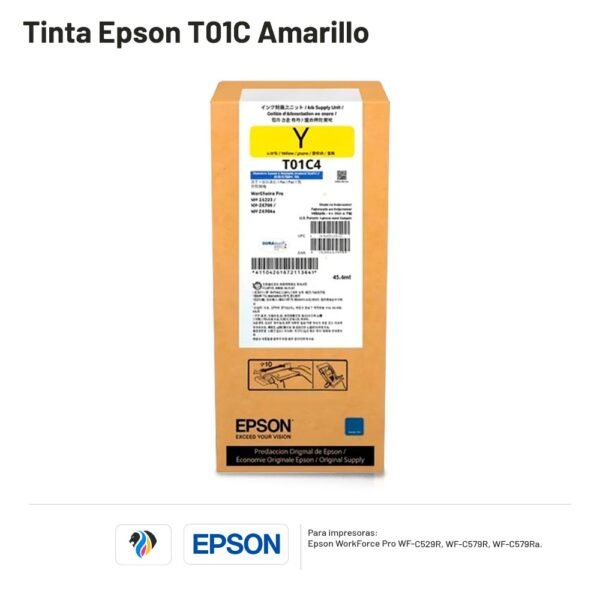 Tinta Epson T01C Amarillo