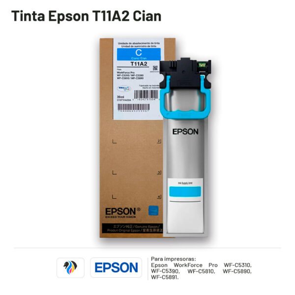 TINTA EPSON T11A2 CIAN