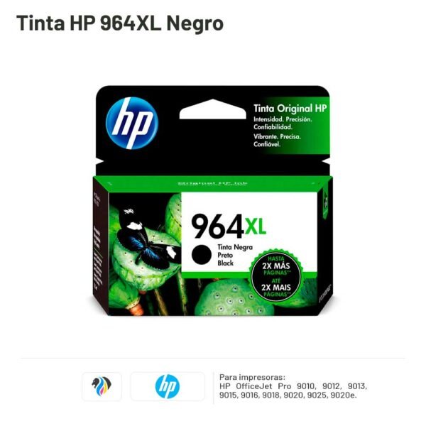 Tinta HP 964XL Negro