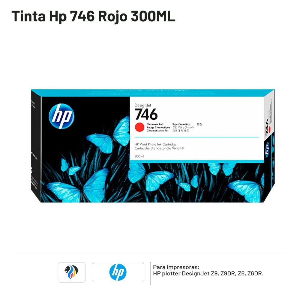 TINTA HP 746 ROJO 300ML