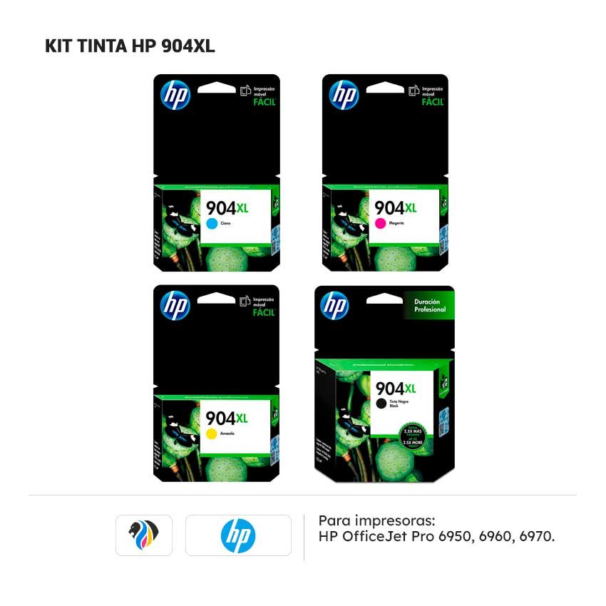 Kit Tinta HP 904XL