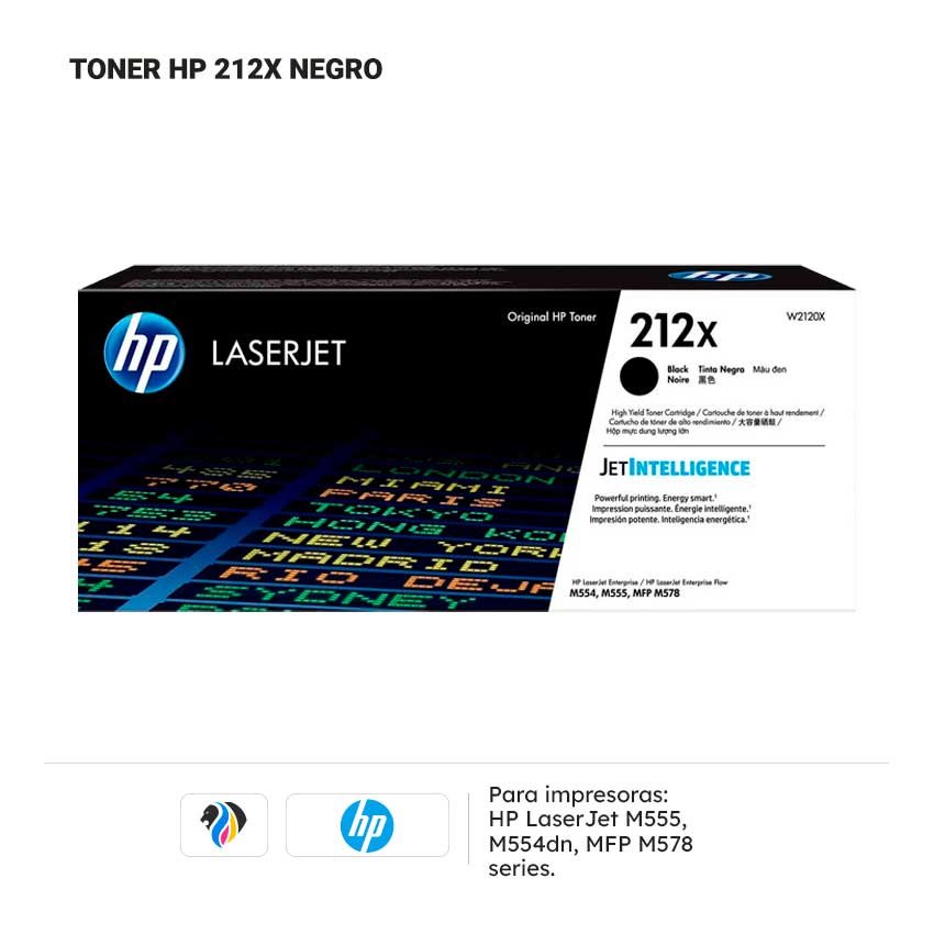 TONER HP 212X NEGRO PARA M554 555