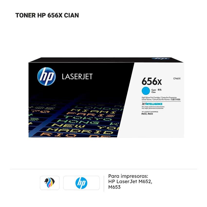 TONER HP 656X CIAN PARA M652 653