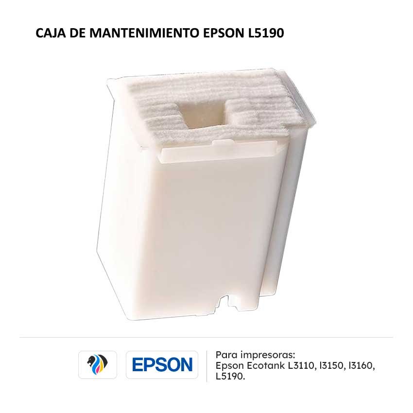Caja de Mantenimiento Epson L5190 para impresoras L3110 L3150 L3160 5190