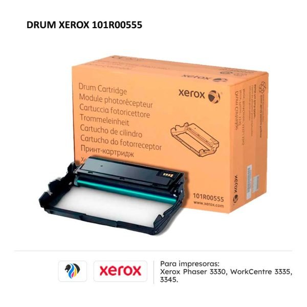 Drum Xerox 101R00555 para impresora 3330 3335 3345