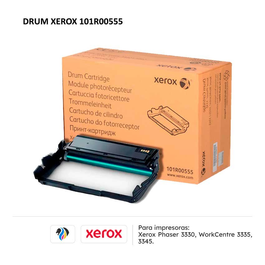 Drum Xerox 101R00555 para impresora 3330 3335 3345