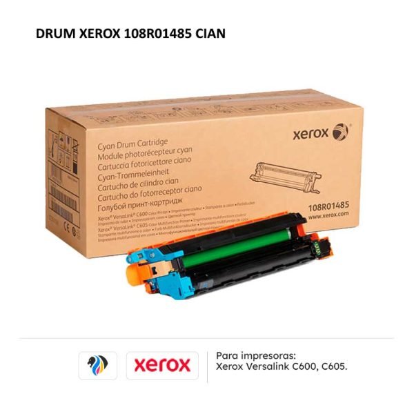 Drum Xerox 108R01485 Cian para impresora C600 C605