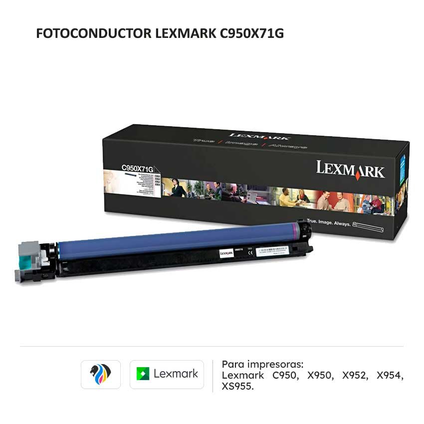 Fotoconductor Lexmark C950X71G Negro
