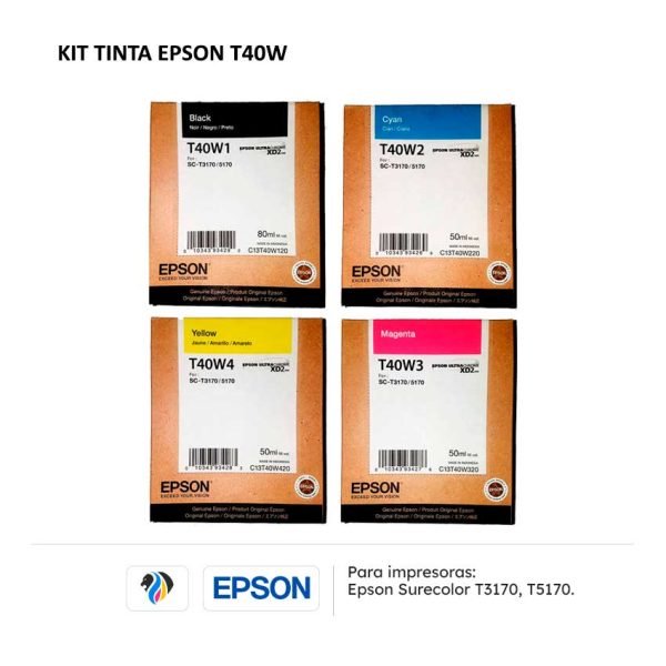 Kit Tinta Epson T40W