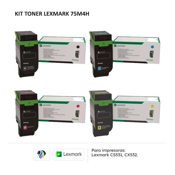 Kit Toner Lexmark 75M4H
