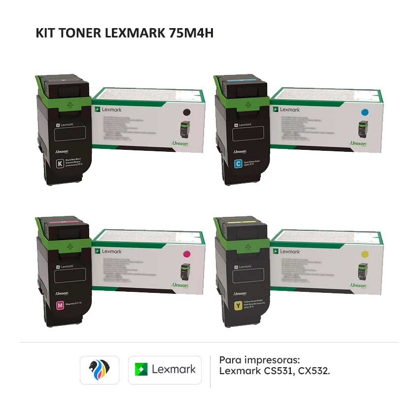 Kit Toner Lexmark 75M4H