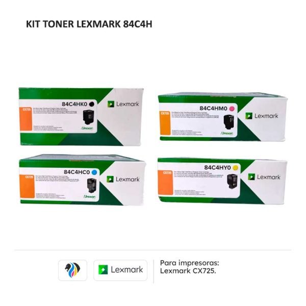 Kit Toner Lexmark 84C4H