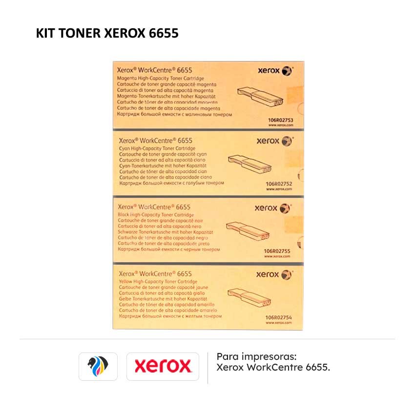 Kit Toner Xerox 6655 WorkCentre