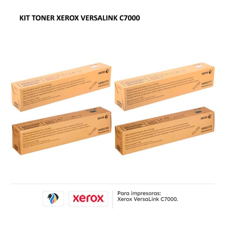 KIT TONER XEROX VERSALINK C7000 | Nuevo
