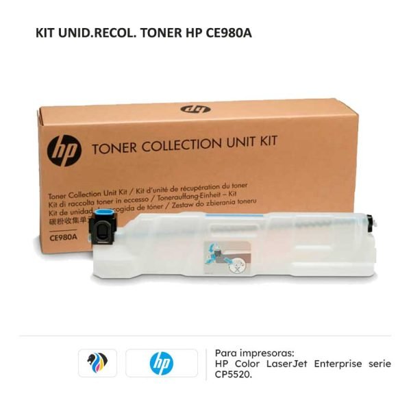 Kit UNID.RECOL. Toner HP CE980A para impresoras HP CP5520