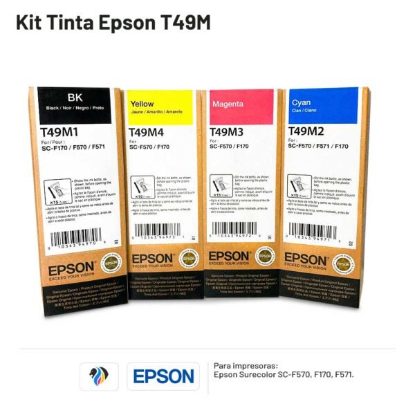 KIT TINTA EPSON T49M