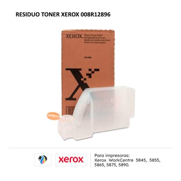 Contenedor de Residuos Xerox 008R12896 para impresoras 5845 5855 5865 5875 5890