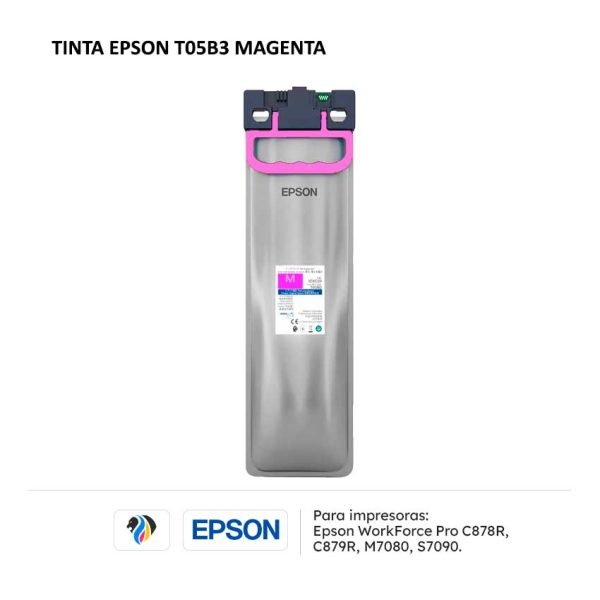 TINTA EPSON T05B3 MAGENTA PARA C878R C879R M7080