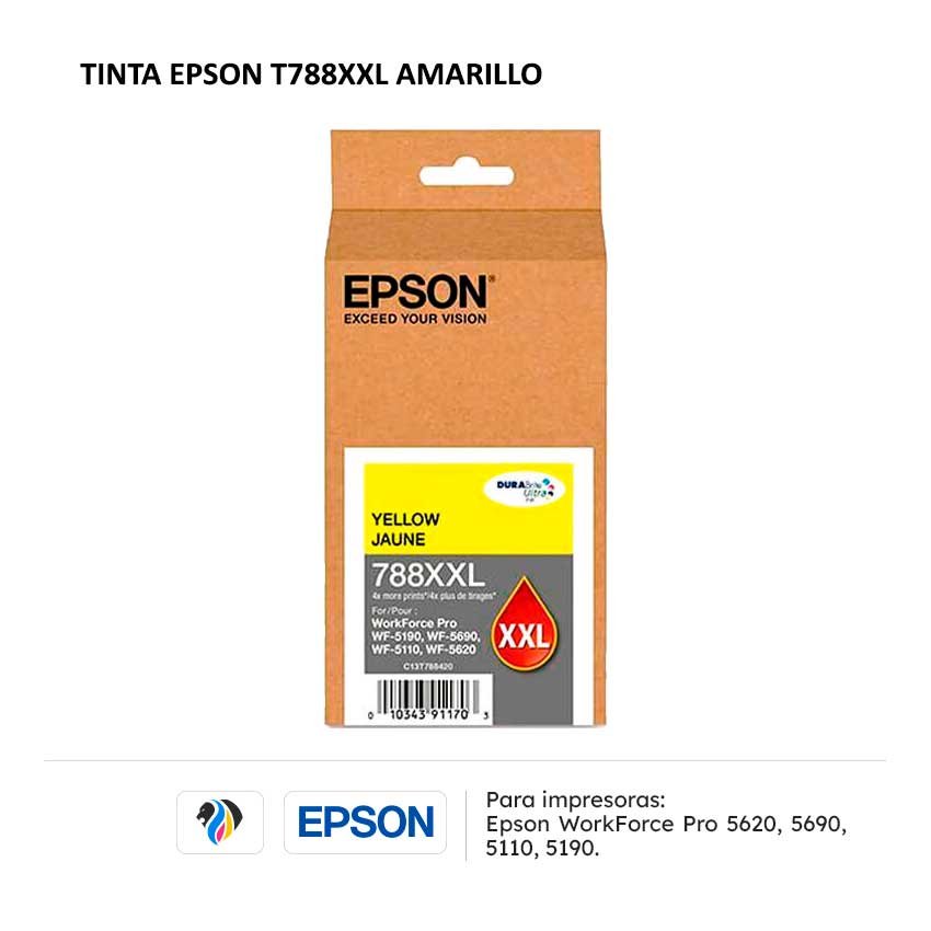 Tinta Epson T788XXL Amarillo para impresoras 5620 5690 5110 5190